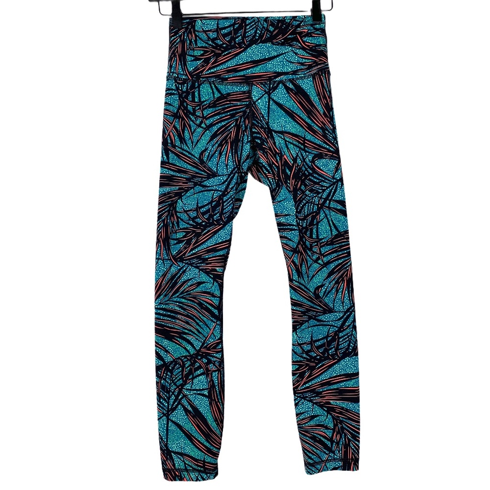 Lululemon Palm Tofino Wunder Under Pant Leggings
